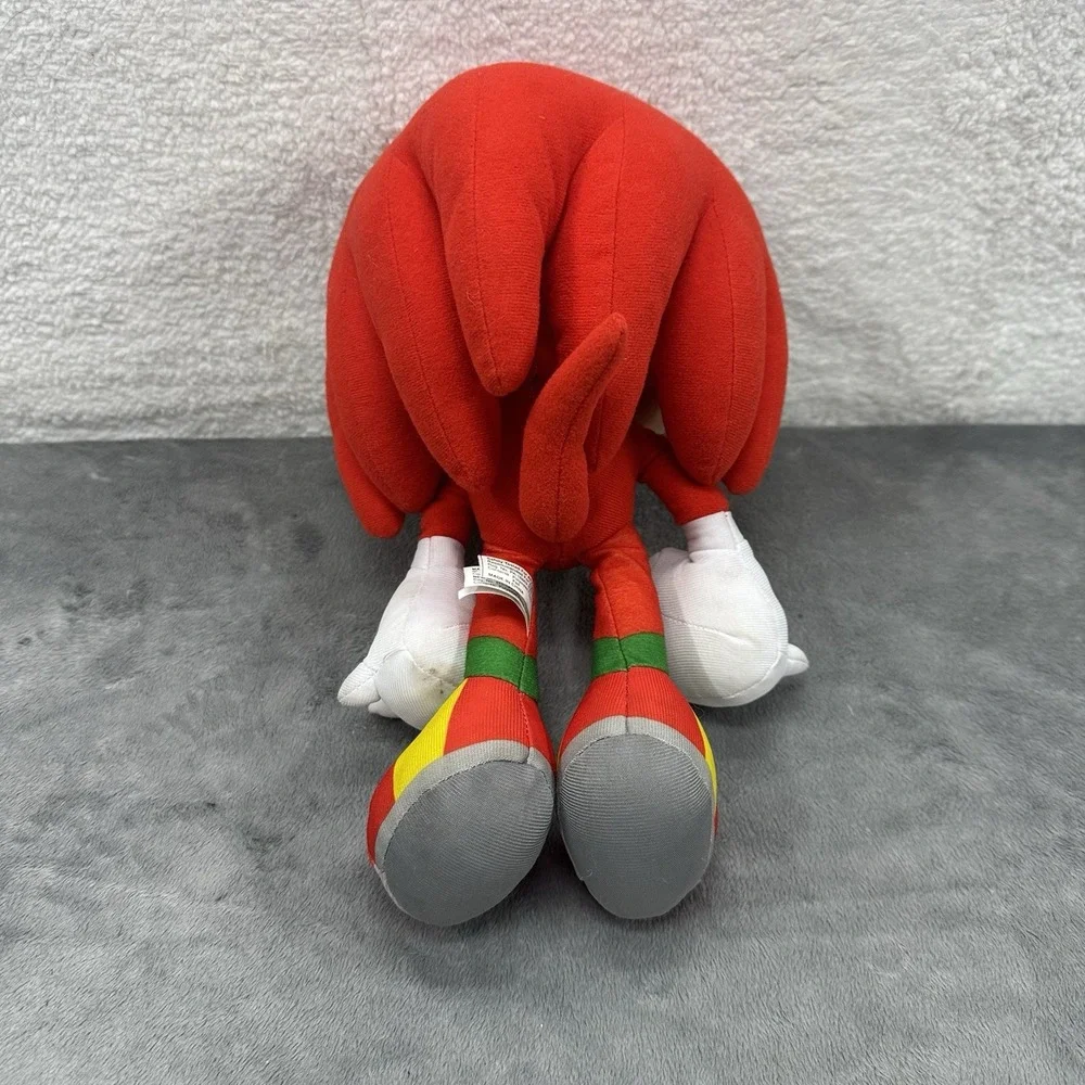 Authentic Sonic the Hedgehog KNUCKLES GRIN PLUSH Purple Eyes 12